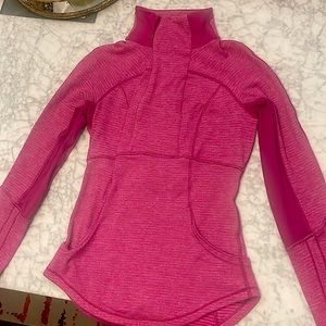 Lululemon fitted jacket magenta size 4
